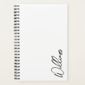 Aangepaste naam voor modern script planner (Voorkant)