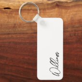 Aangepaste naam voor modern script sleutelhanger (Voorkant)