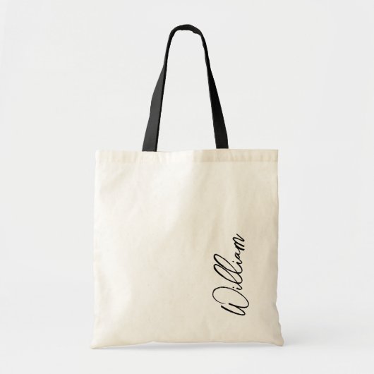 Aangepaste naam voor modern script tote bag (Voorkant)