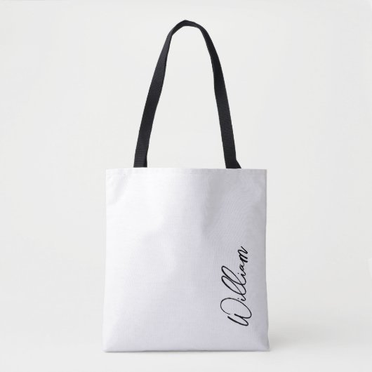 Aangepaste naam voor modern script tote bag (Voorkant)