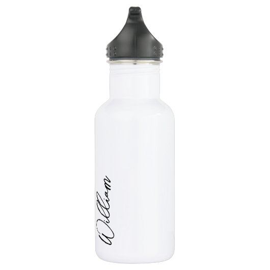 Aangepaste naam voor modern script waterfles (Rechts)