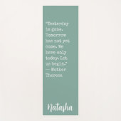 Aangepaste naam voor motivatie aanmoedigingsoffert yogamat (Voorkant)