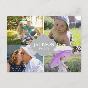 Aangepaste naam voor multi-fotocollage briefkaart