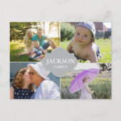 Aangepaste naam voor multi-fotocollage briefkaart (Voorkant)