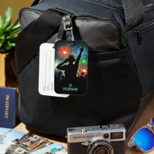 Aangepaste naam voor Music DJ Bagagelabel