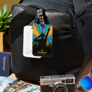 Aangepaste naam voor Music DJ Bagagelabel