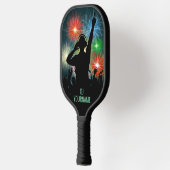 Aangepaste naam voor Music DJ Pickleball Paddle (Links)