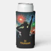 Aangepaste naam voor Music DJ Seltzer Blikjeskoeler (Seltzer Voorkant)