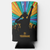 Aangepaste naam voor Music DJ Seltzer Blikjeskoeler (Voorkant)