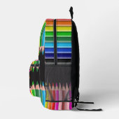 Aangepaste naam voor Pencils kleuren Bedrukte Rugzak (Rechts)