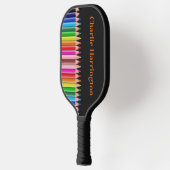 Aangepaste naam voor Pencils kleuren Pickleball Paddle (Links)