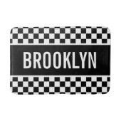 Aangepaste naam voor rackbordpatroon Klassiek Badmat (Voorkant)