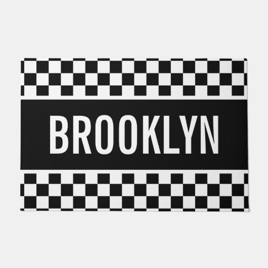 Aangepaste naam voor rackbordpatroon Klassiek Deurmat (Voorkant)