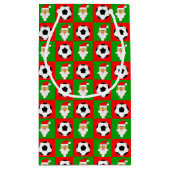 Aangepaste naam voor Santa Voetbal Player / Kerstm Klein Cadeauzakje (Achterkant)