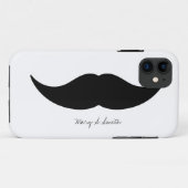 Aangepaste naam voor snor Case-Mate iPhone case (Achterkant (horizontaal))