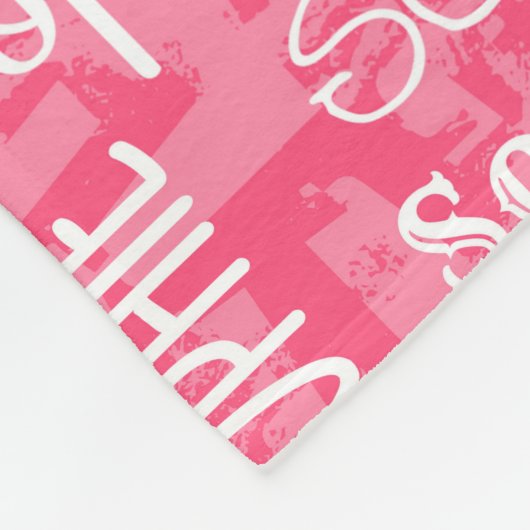 Aangepaste naam voor Sophie Fleece Deken (Hoek)