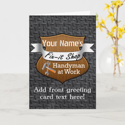 Aangepaste naam voor speciale handmatige probleemo kaart (Gele Bloem)