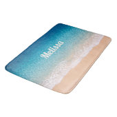 Aangepaste naam voor strandkust badmat (Gekanteld)