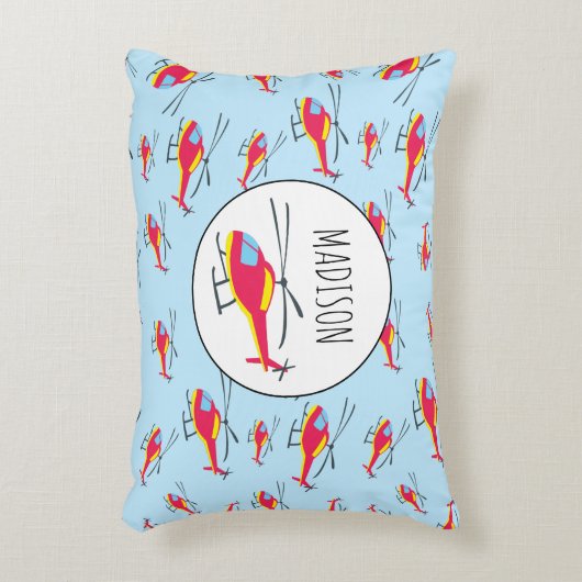 Aangepaste naam voor vliegende helikopter accent kussen (Voorkant(Verticaal))