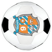 Aangepaste naam voor voetbalvoetbal football wolf  voetbal (Gedraaid)