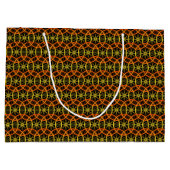 Aangepaste naam voor wielwielpatroon groot cadeauzakje (Achterkant)