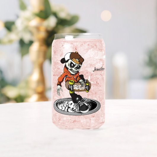 Aangepaste naam voor Zombie Skater Blikvorm Glas (Insitu (Huwelijk))