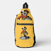 Aangepaste naam voor Zombie Skater Sling Bag (Voorkant)