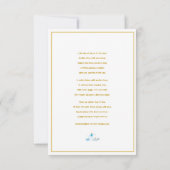 Aangepaste naam Vos met ballonnen Baby Shower (Achterkant)