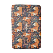 Aangepaste naam Vossen en bladeren Patroon Badmat (Voorkant Verticaal)