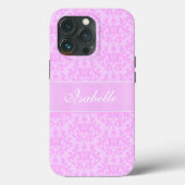 Aangepaste naam: vouw lila roze Case-Mate iPhone case (Achterkant)