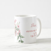 Aangepaste naam vrouwen verjaardag koffiemok (Voorkant rechts)