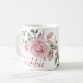Aangepaste naam vrouwen verjaardag koffiemok (Voorkant links)