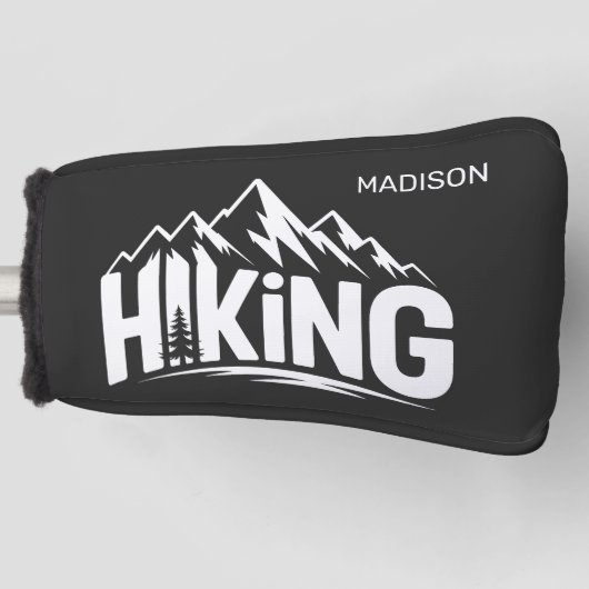 Aangepaste naam wandelen golfheadcover (Voorkant)