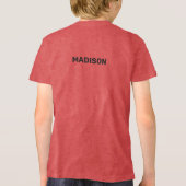 Aangepaste naam wandelen Tri-Blend shirt (Achterkant)