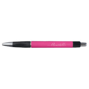 Aangepaste naam warm roze pen