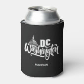 Aangepaste naam Washington DC Blikjeskoeler (Blikje Voorkant)