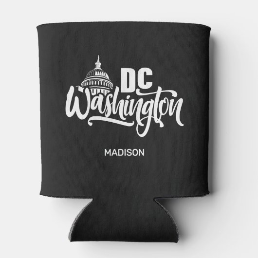 Aangepaste naam Washington DC Blikjeskoeler (Achterkant)