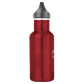 Aangepaste Naam Waterfles voor Mam Elegant Eenvoud Waterfles (Links)