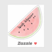 Aangepaste naam Watermeloensticker Sticker (Vel)