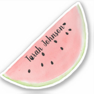 Aangepaste naam Watermeloensticker Sticker