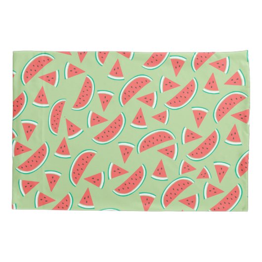 Aangepaste naam Watermelon Design Kussensloop (Achterkant)
