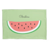 Aangepaste naam Watermelon Design Kussensloop (Voorkant)