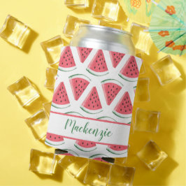 Aangepaste naam Watermelon Slice Summer Blikjeskoeler