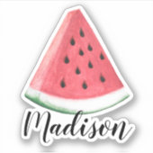 Aangepaste naam Watermelon Sticker (Voorkant)