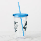 Aangepaste naam waterpolo acryl drinkbeker (Links)