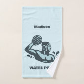 Aangepaste naam waterpolo bad handdoek (Handdoek)