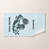 Aangepaste naam waterpolo bad handdoek (Handdoek)