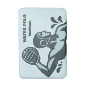 Aangepaste naam waterpolo badmat (Voorkant Verticaal)
