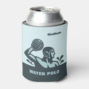 Aangepaste naam waterpolo blikjeskoeler