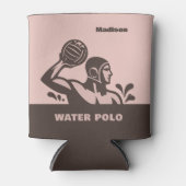 Aangepaste naam waterpolo blikjeskoeler (Voorkant)